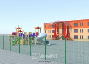 2D ограждения для школ и детских садов в Новосибирске